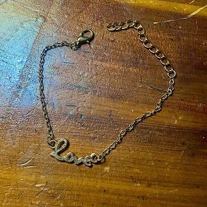 rose gold love bracelet